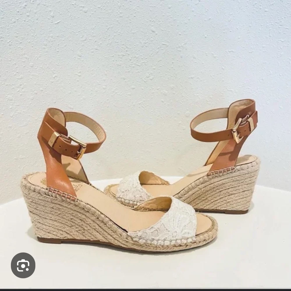 New Vince Camuto Tess Women’s Espadrille Wedge Sandal Size 8